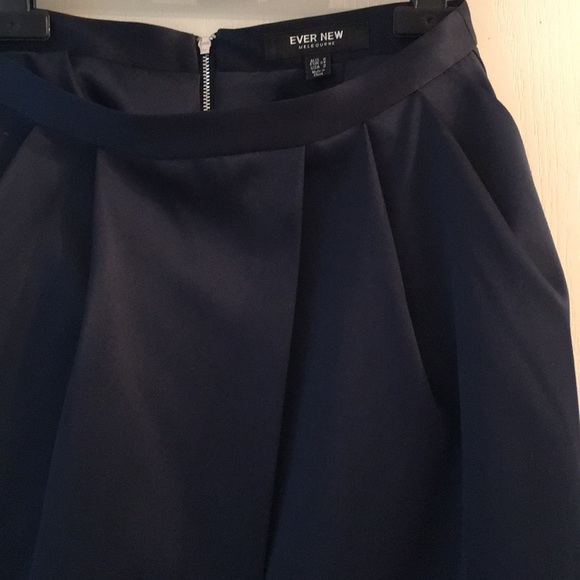 Dark navy blue formal semi-formal skirt - Picture 4 of 8